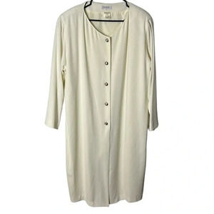 Vintage  ROUIE dress, women size 20.Partial button front,long sleeve,maxi